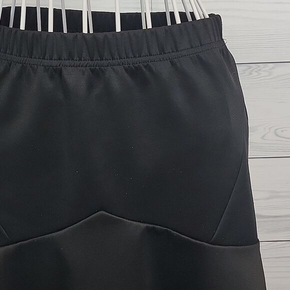 Bongo black flippy hem a-line mini skirt Size  M - Picture 2 of 9